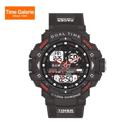 BUM B90010 Analog Digital Silicone Strap Men Watch BUM B90010 Analog Digital Silicone Strap Men Watch